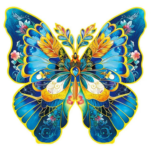 Puzzle - Wooden - Morpho Helena Butterfly 200 piece
