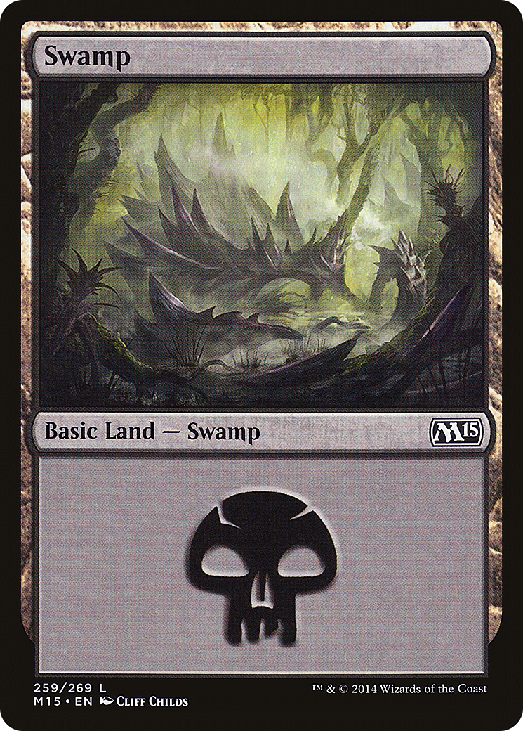 Swamp (259) (M15-259) - Magic 2015 Foil