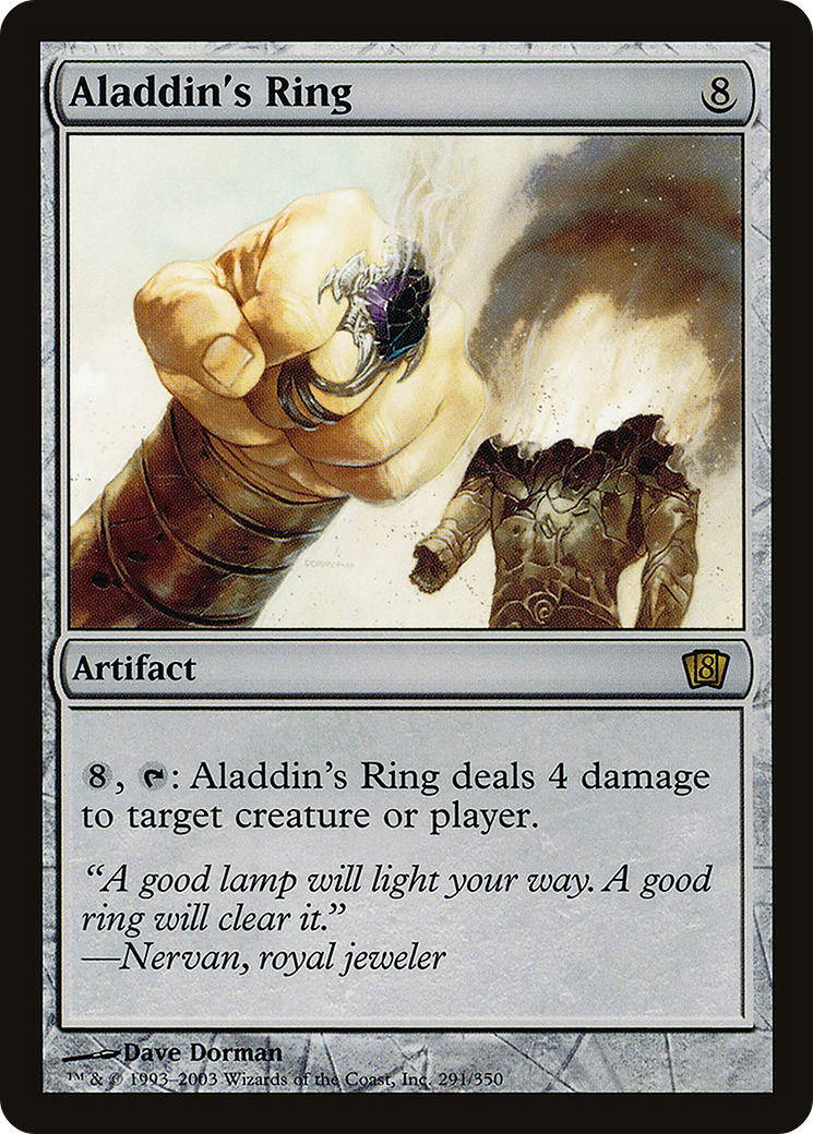 Aladdin's Ring (8ED-291) - 8th Edition Foil