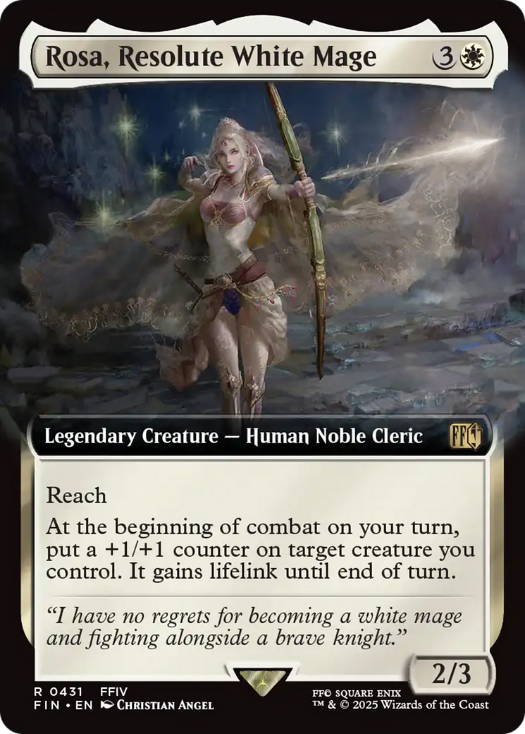 Rosa, Resolute White Mage (FIN-431) - FINAL FANTASY: (Extended Art)