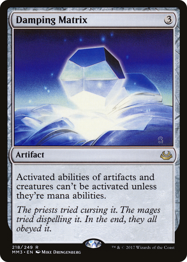 Damping Matrix (MM3-218) - Modern Masters 2017 Foil