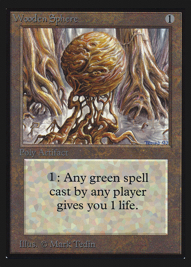 Wooden Sphere (CE) (CED-277) - Collectors' Edition