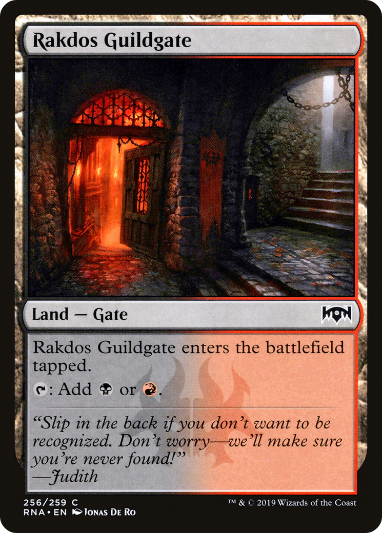 Rakdos Guildgate (256) (RNA-256) - Ravnica Allegiance Foil