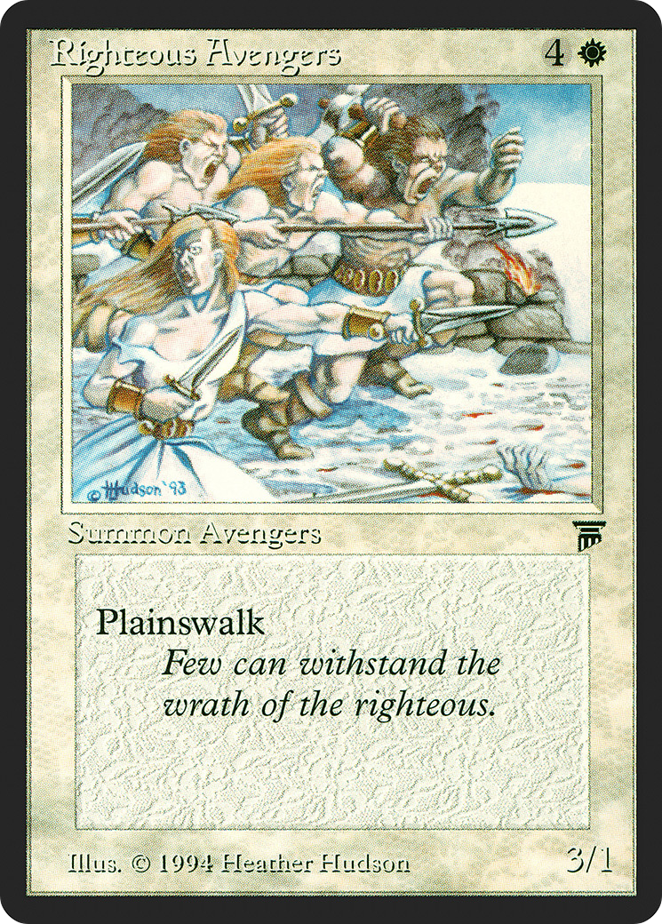 Righteous Avengers (LEG-34) - Legends