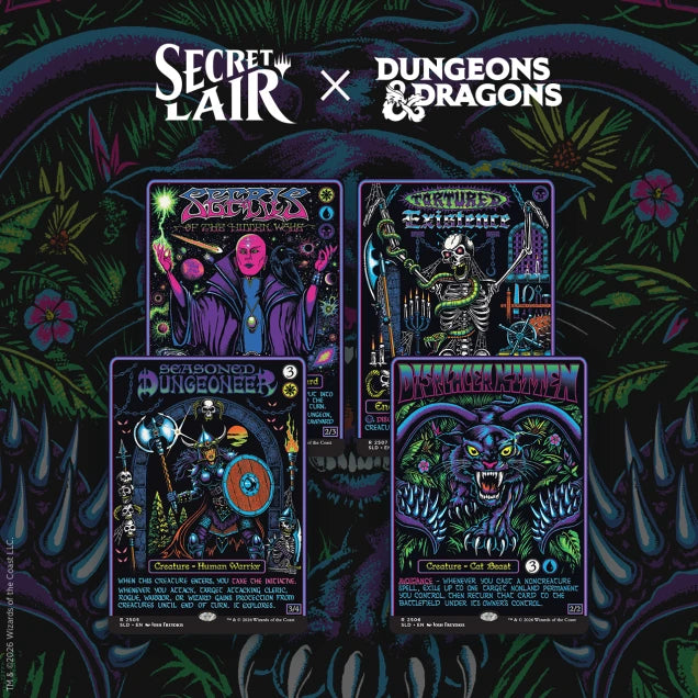 Magic the Gathering - Secret Lair x Dungeons & Dragons - Black Lights & Dark Dungeons - Non-Foil
