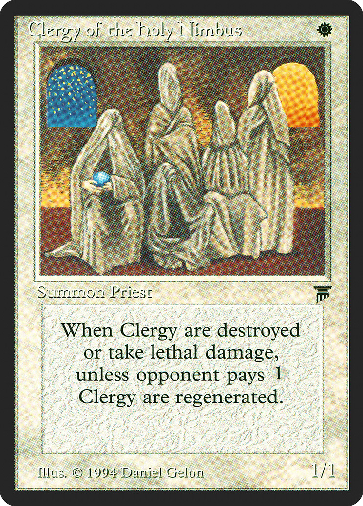 Clergy of the Holy Nimbus (LEG-6) - Legends