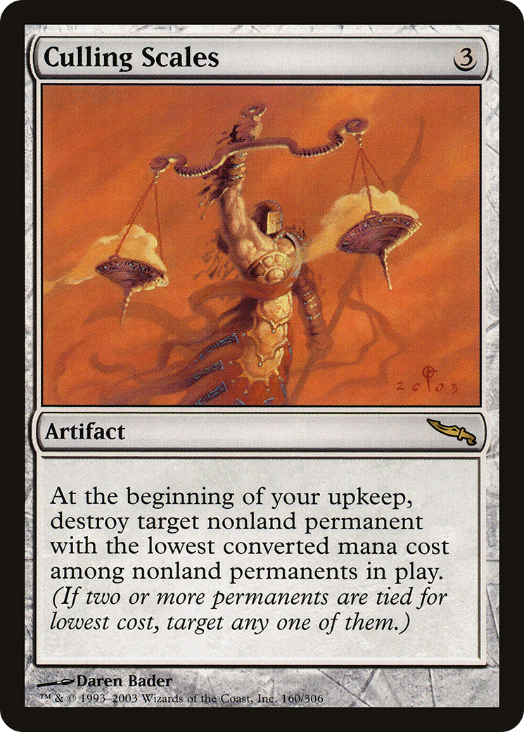 Culling Scales (MRD-160) - Mirrodin Foil