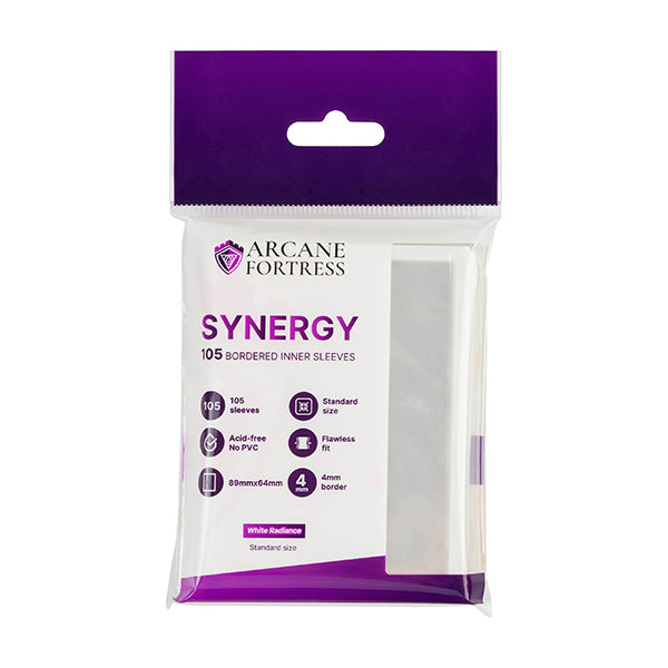 Standard - White Radiance - Synergy Bordered Inner Sleeves (105ct)