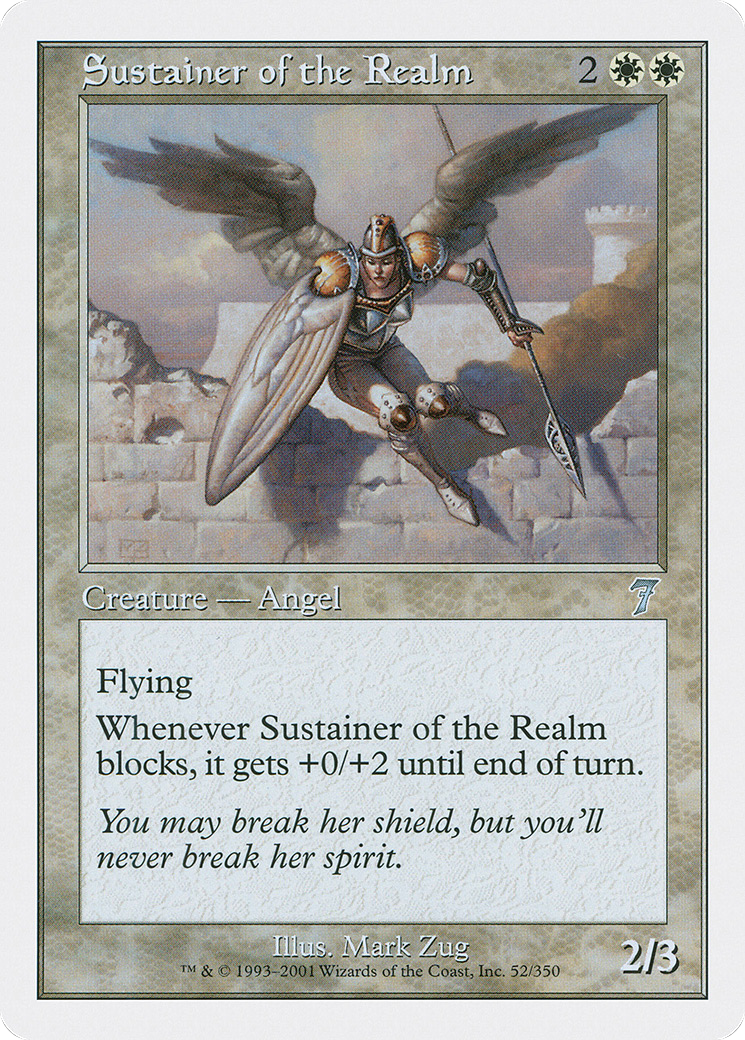 Sustainer of the Realm (7ED-052) - 7th Edition