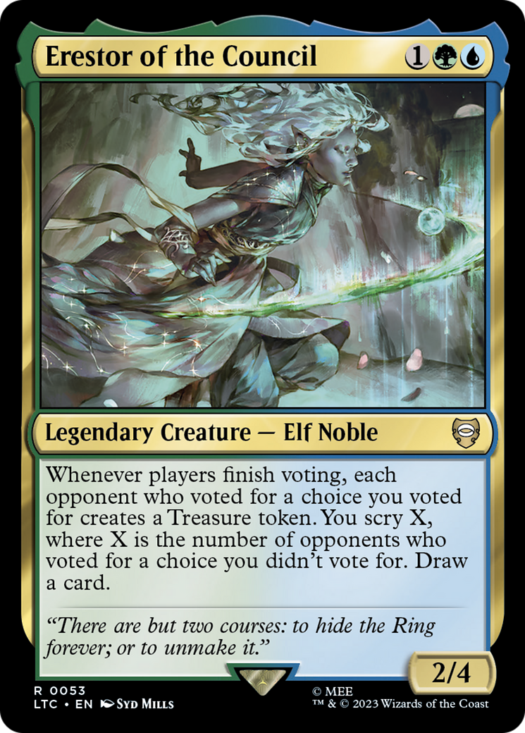 Erestor of the Council (LTC-053) - Tales of Middle-earth Commander