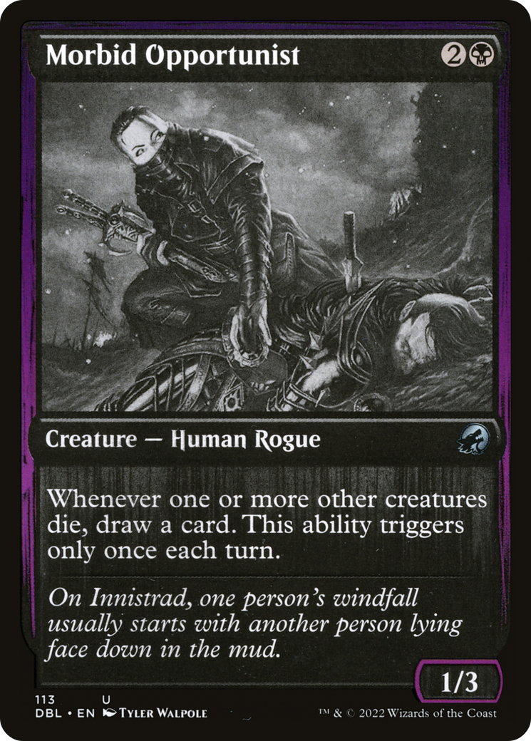 Morbid Opportunist (DBL-113) - Innistrad: Double Feature Foil