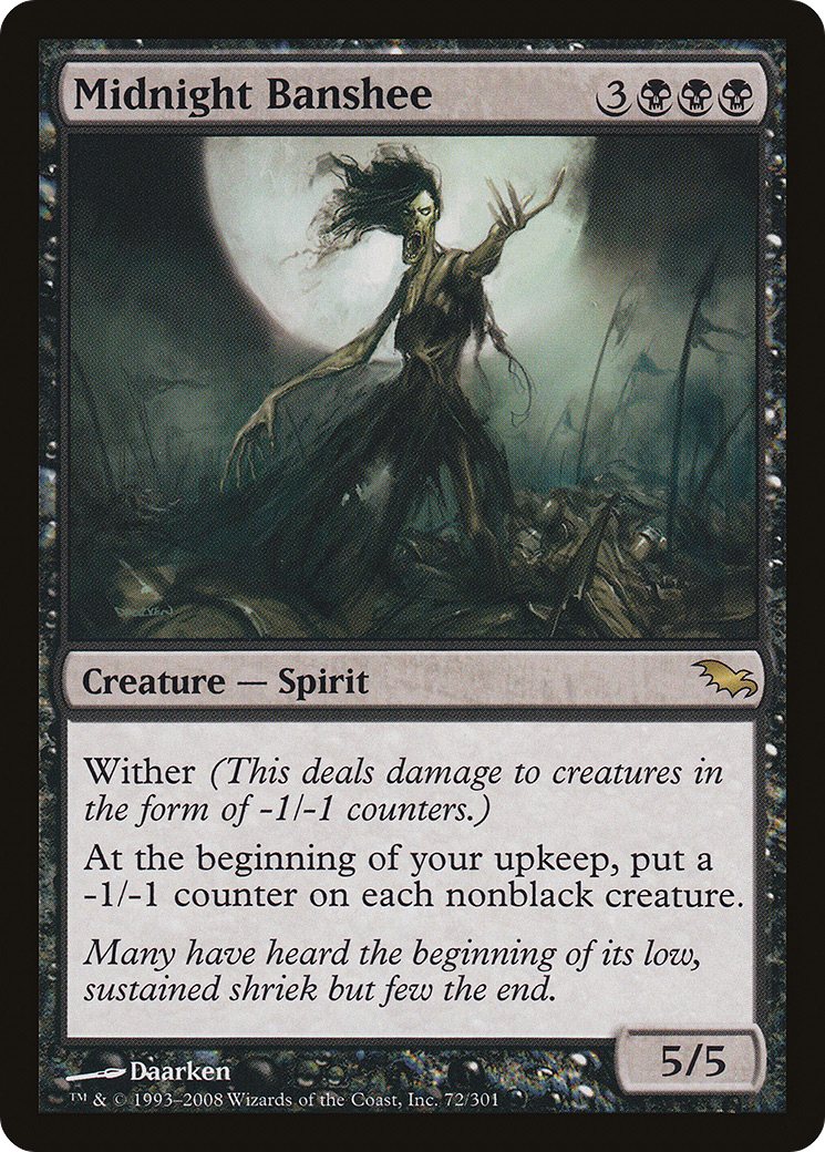 Midnight Banshee (SHM-072) - Shadowmoor