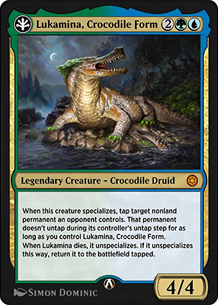 Lukamina, Crocodile Form (HBG-17u) - Alchemy Horizons: Baldur's Gate