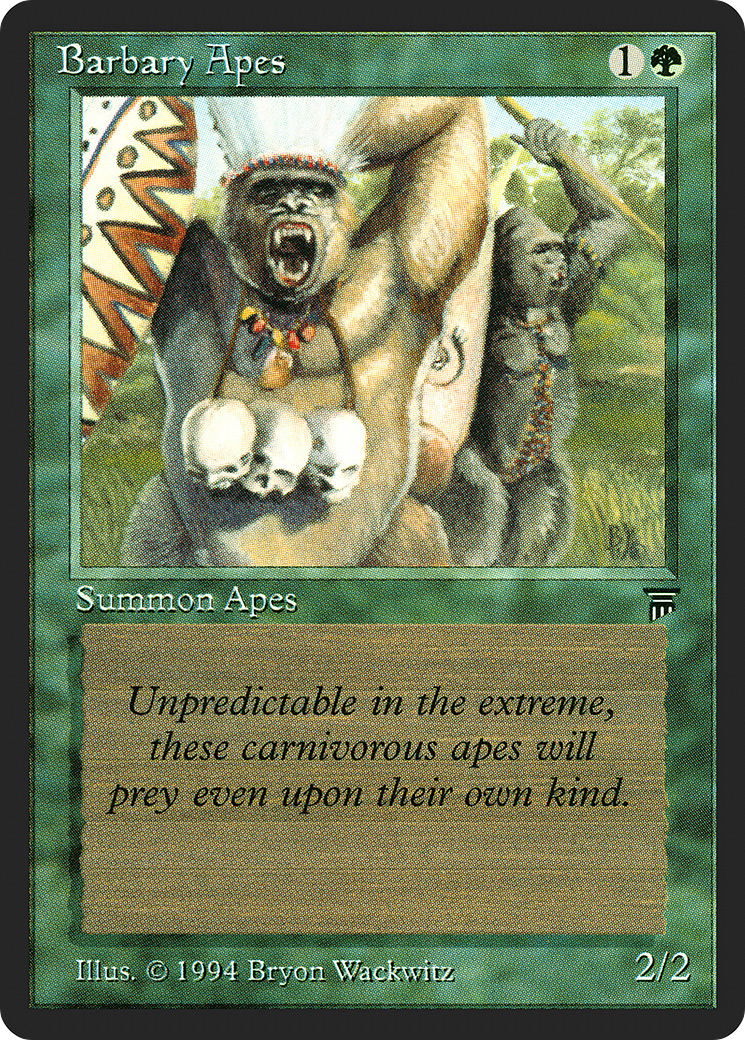 Barbary Apes (LEG-176) - Legends