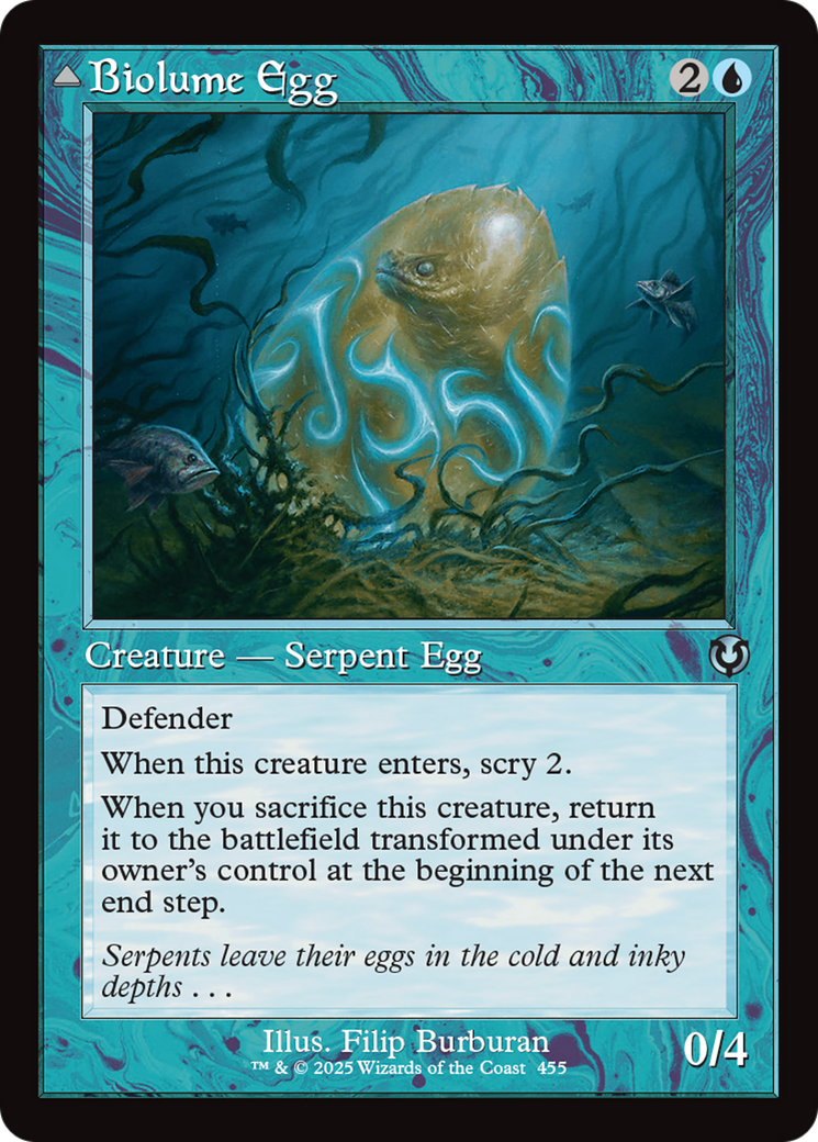 Biolume Egg // Biolume Serpent (INR-455) - Innistrad Remastered Foil