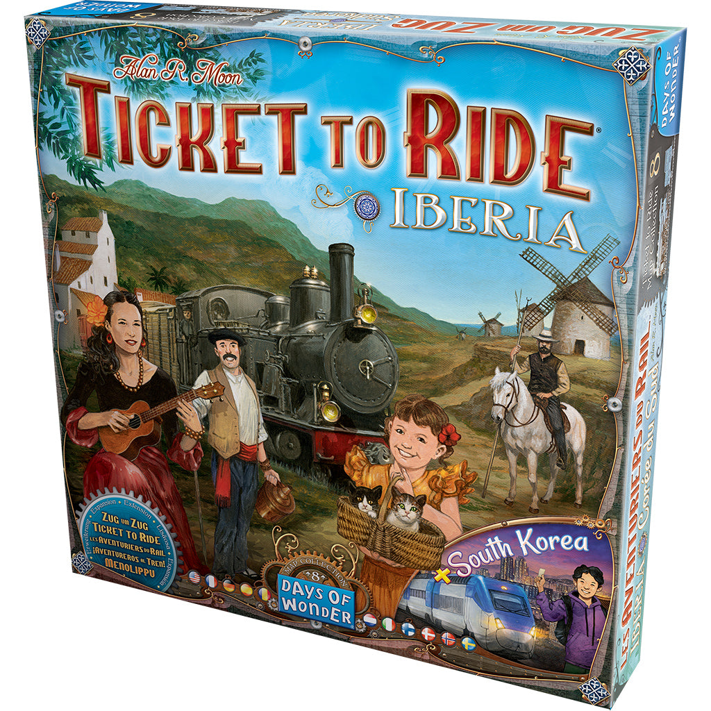 Ticket to Ride Map Collection: Volume 8 - Iberia & South Korea