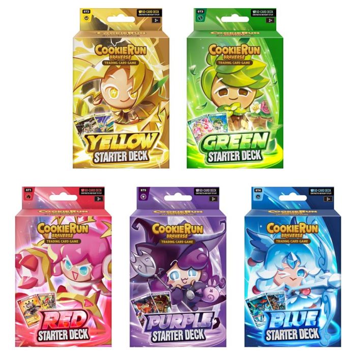 CookieRun TCG - Starter Deck Assortment English (1 of Each)