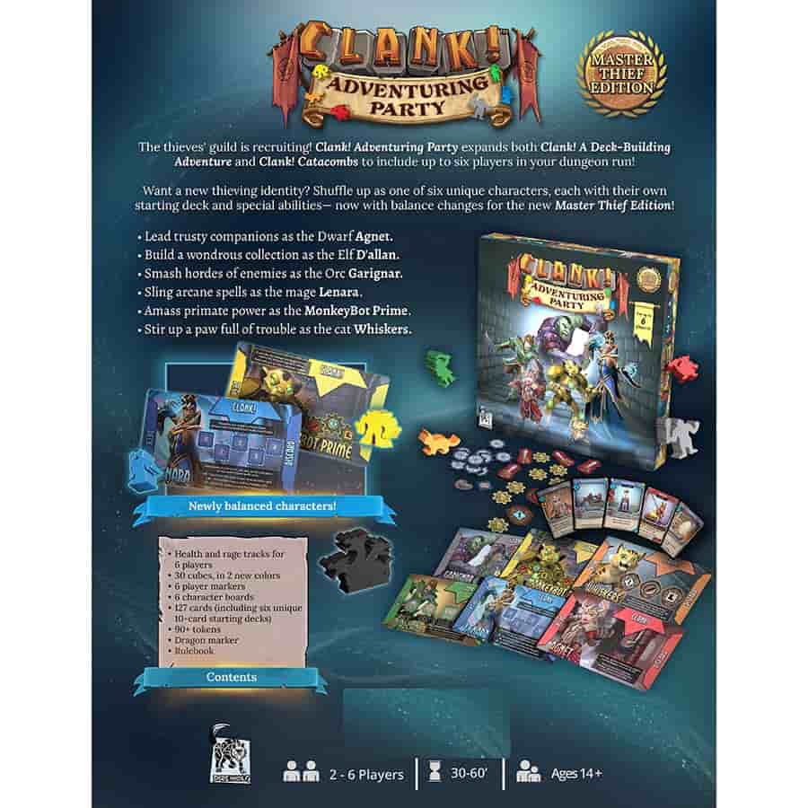 Clank! Adventuring Party - Master Thief Edition