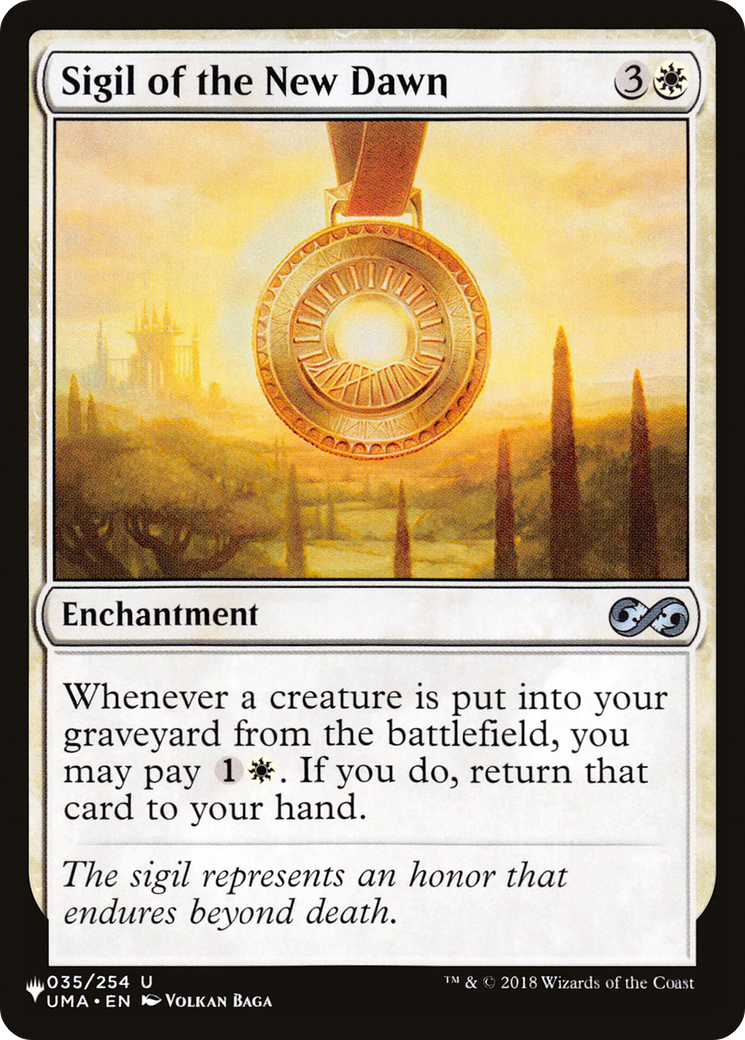 Sigil of the New Dawn (LIST-035/254) - The List