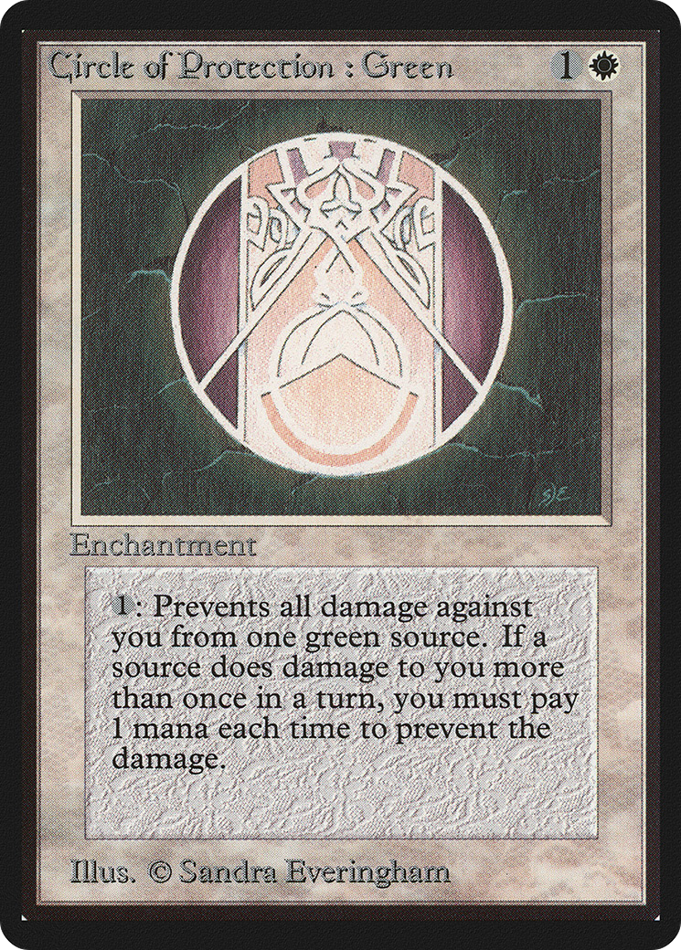 Circle of Protection: Green (LEB-12) - Limited Edition Beta