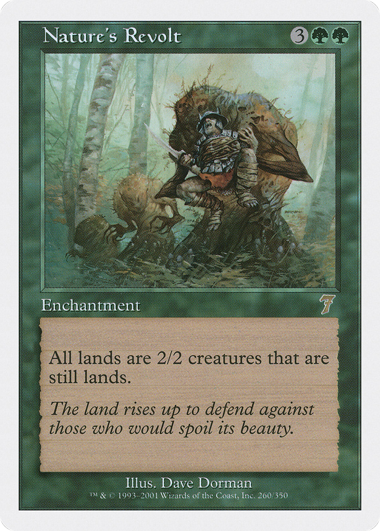 Nature's Revolt (7ED-260) - 7th Edition