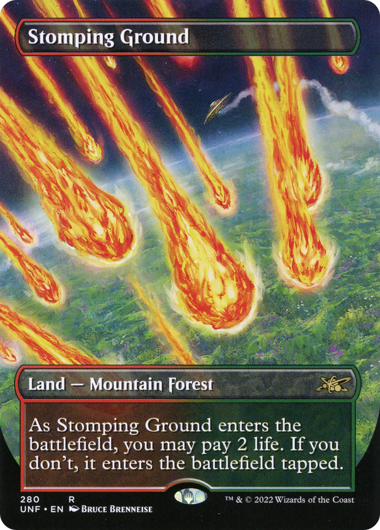 Stomping Ground (Borderless) (UNF-280) - Unfinity (Borderless)