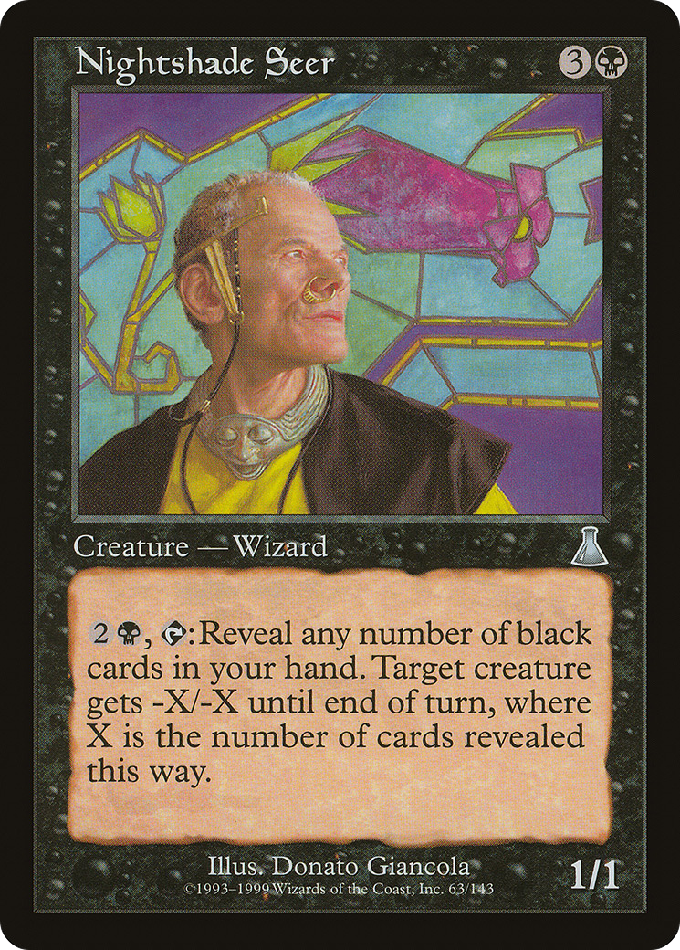Nightshade Seer (UDS-063) - Urza's Destiny Foil