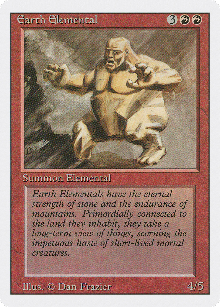 Earth Elemental (3ED-146) - Revised Edition