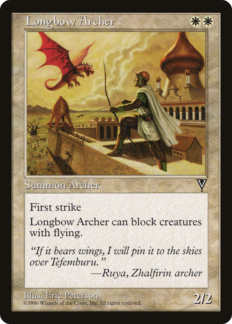 Longbow Archer (VIS-12) - Visions