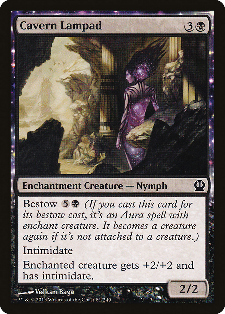 Cavern Lampad (THS-081) - Theros Foil