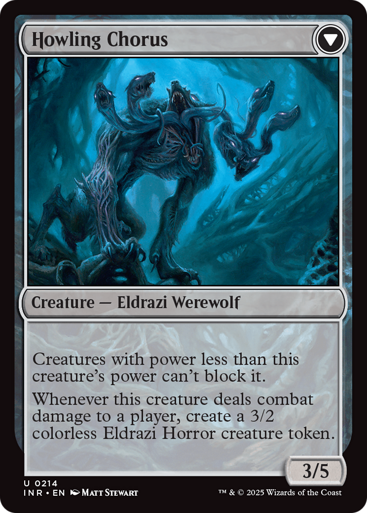 Shrill Howler // Howling Chorus (INR-214) - Innistrad Remastered Foil