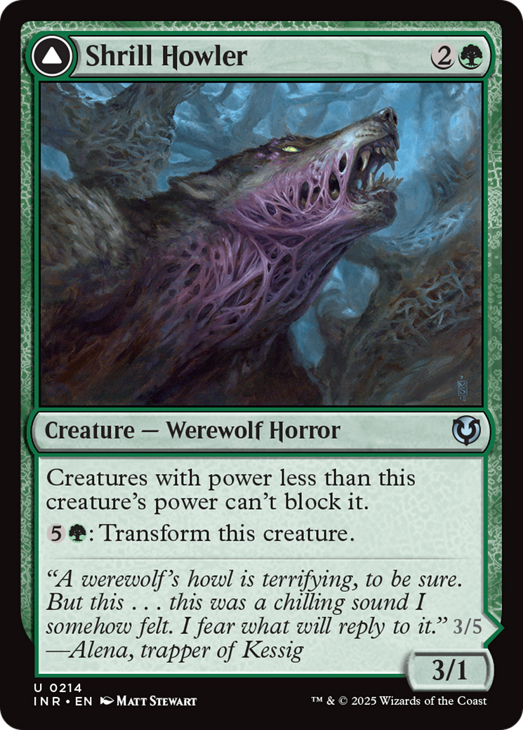 Shrill Howler // Howling Chorus (INR-214) - Innistrad Remastered Foil