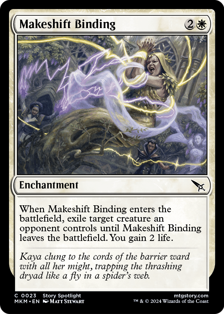 Makeshift Binding (MKM-023) - Murders at Karlov Manor Foil