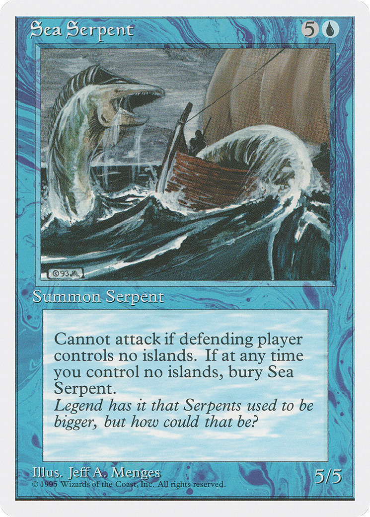 Sea Serpent (4ED-98) - Fourth Edition