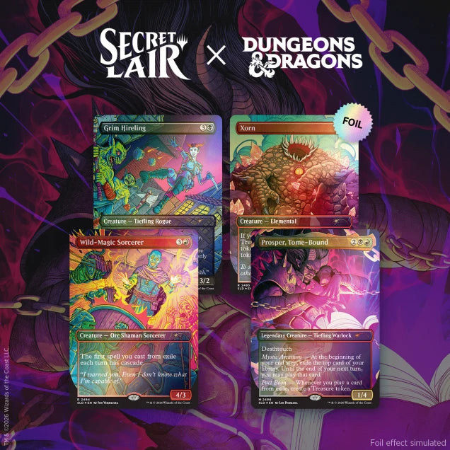 Magic the Gathering - Secret Lair x Dungeons & Dragons - Shadows Over Baldur’s Gate - Traditional Foil