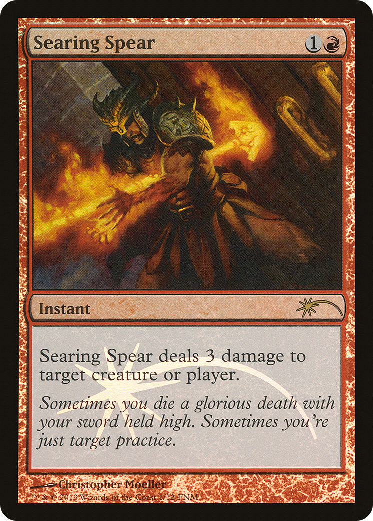Searing Spear (FNM-001) - Friday Night Magic 2013 Foil