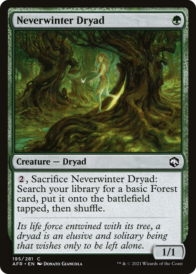 Neverwinter Dryad (AFR-195) - Adventures in the Forgotten Realms Foil