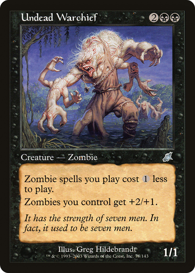 Undead Warchief (SCG-078) - Scourge