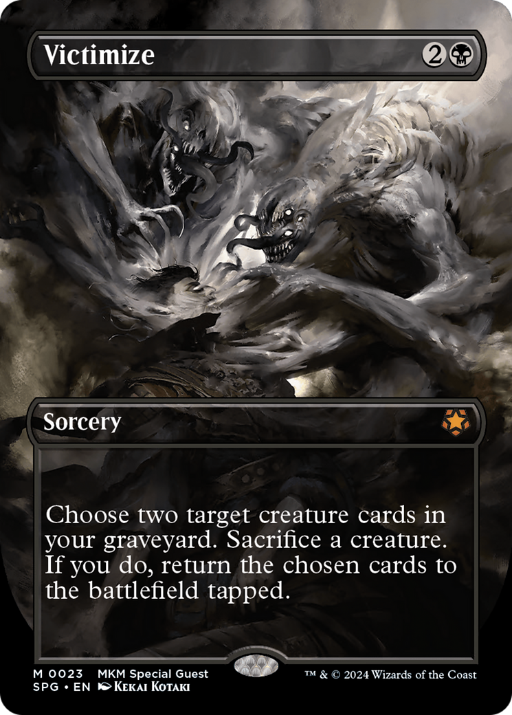 Victimize (Borderless) (SPG-023) - Special Guests (Borderless) Foil
