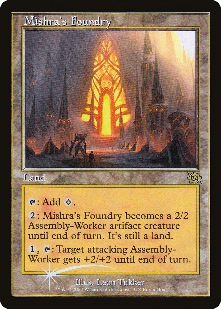 Mishra's Foundry (BRO-378) - The Brothers' War Buy-A-Box Promo Foil