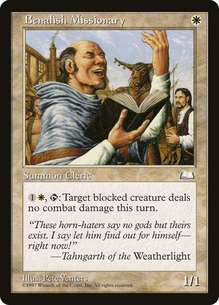 Benalish Missionary (WTH-10) - Weatherlight