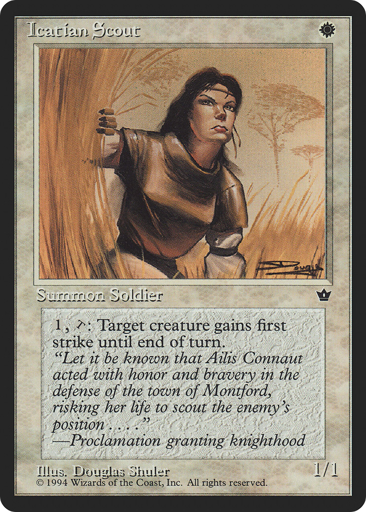 Icatian Scout (Shuler) (FEM-13) - Fallen Empires
