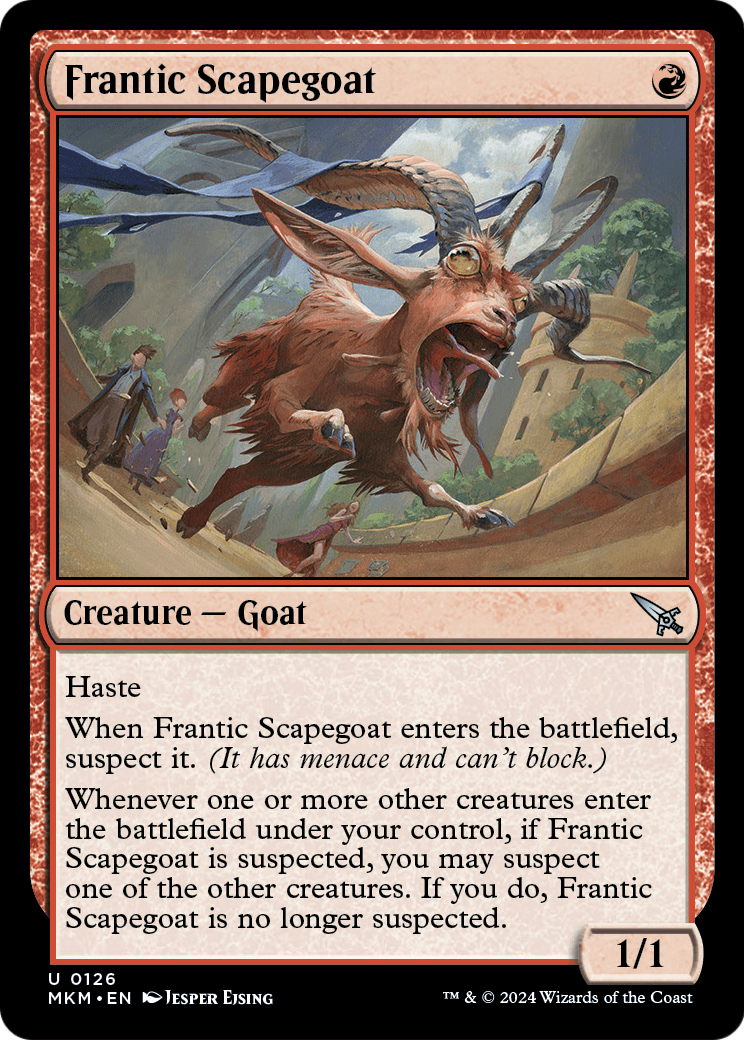Frantic Scapegoat (MKM-126) - Murders at Karlov Manor