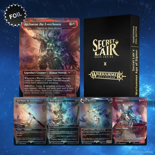 Magic the Gathering - Secret Lair x Warhammer - Age of Sigmar - Traditional Foil