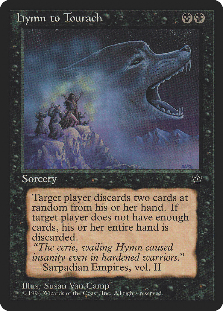 Hymn to Tourach (Van Camp) (FEM-38) - Fallen Empires