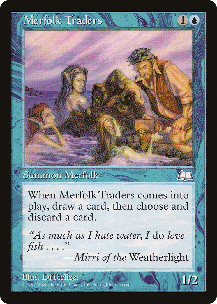 Merfolk Traders (WTH-43) - Weatherlight
