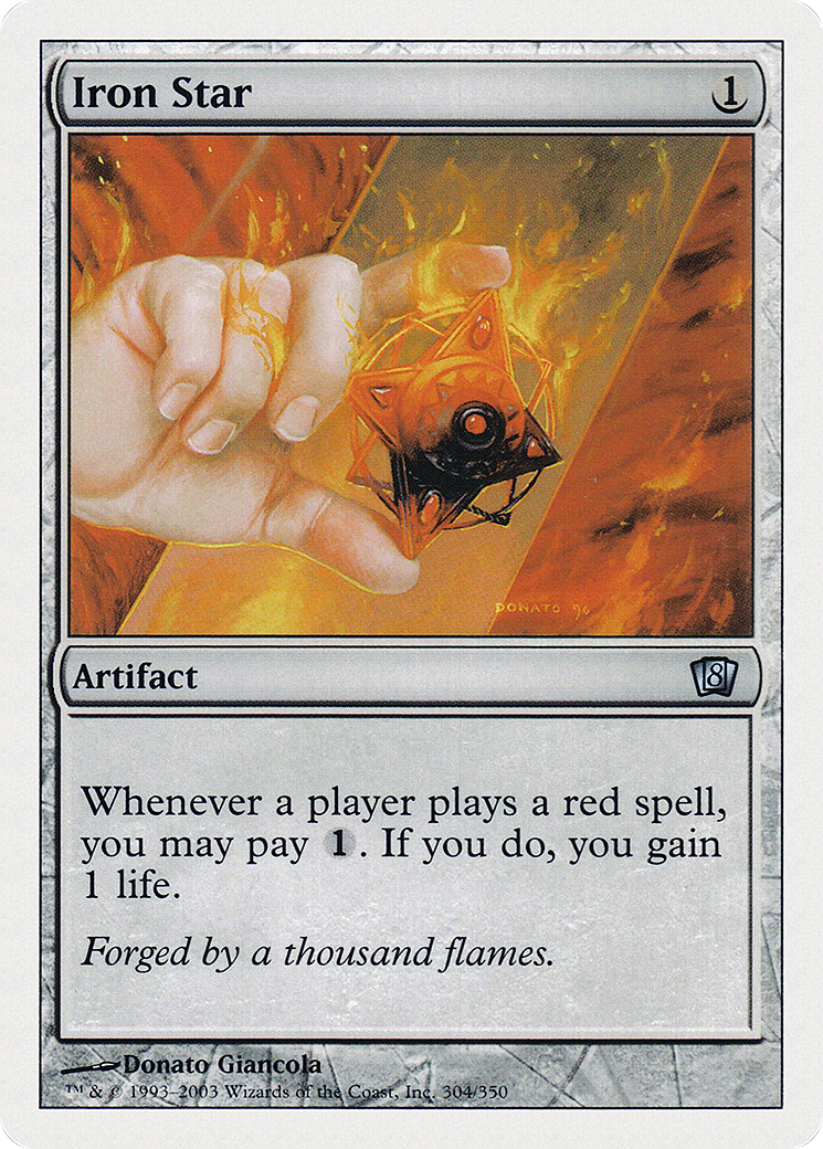 Iron Star (8ED-304) - 8th Edition Foil
