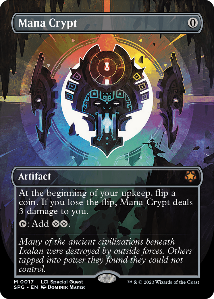 Mana Crypt (Borderless) (SPG-017) - Special Guests (Borderless)