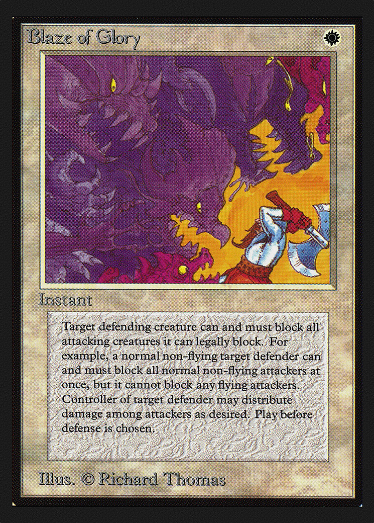 Blaze of Glory (CE) (CED-6) - Collectors' Edition