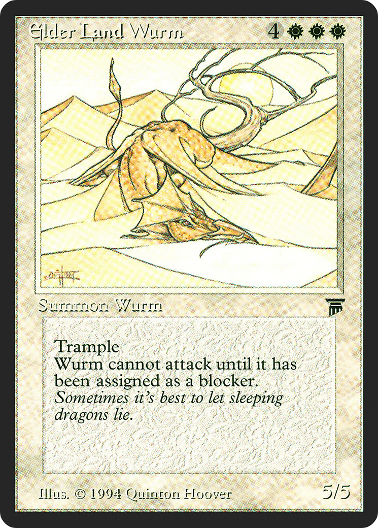 Elder Land Wurm (LEG-11) - Legends